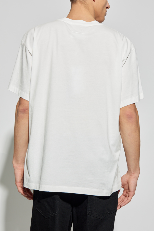White T-shirt with logo MM6 Maison Margiela - Vitkac AS